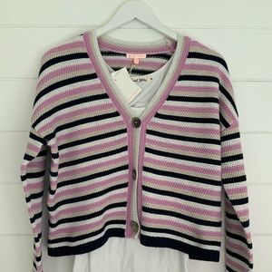 Lisa Todd Navy Splash Cardigan…